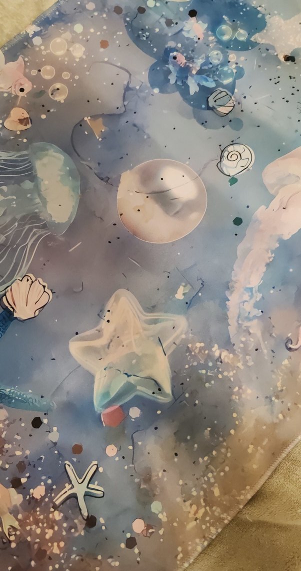 Koyu Mavi Bohem Desenli Mousepad 88x40 - Görsel 3