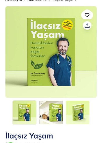 İlacsız Yaşam - Doğal Hastalık Formülleri Dr. Ümit Aktaş