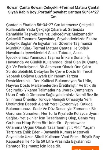 Kahverengi tekerlekli Sırt Çantası - Rowan - Görsel 6