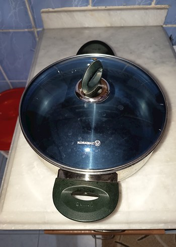 Korkmaz 24 cm büyük çelik tencere - Görsel 7