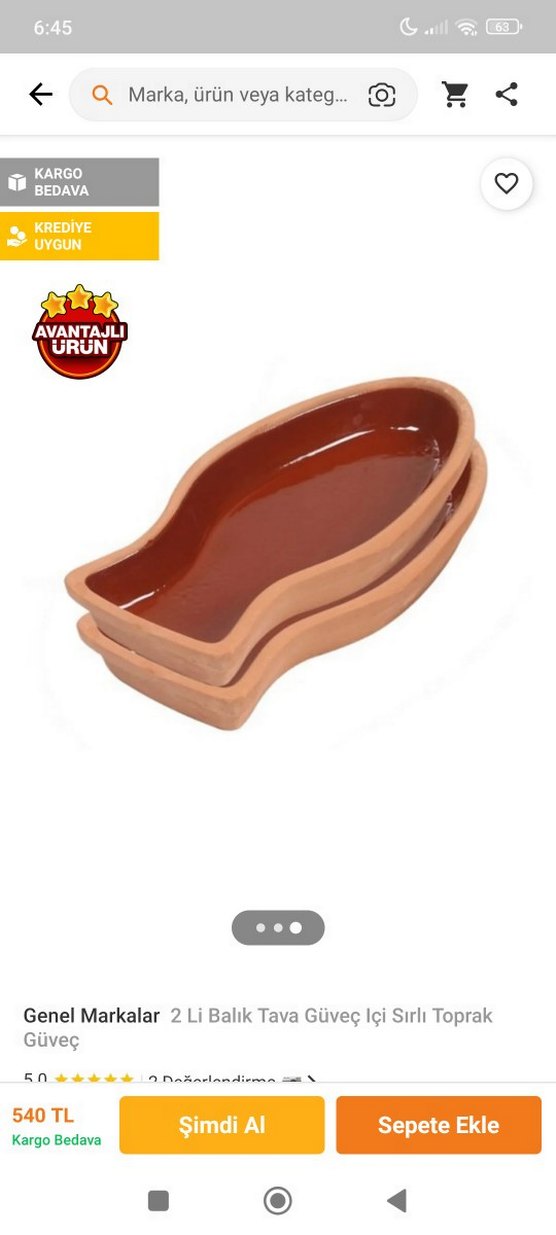 ikili balık güveci şık sofralar için - Görsel 3