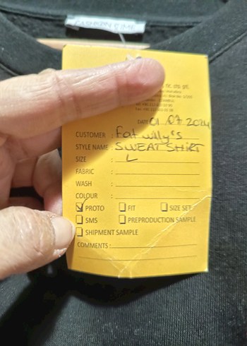 ABD Ünlü Retro markası sıfır Fat Willy's Siyah unisex Sweatshirt - Görsel 4