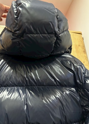 Moncler Siyah Parlak Şişme Mont