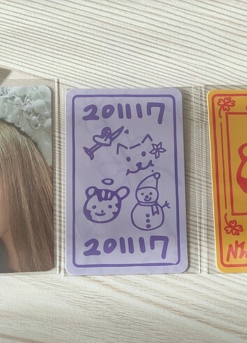  aespa Ningning lucky card pc set