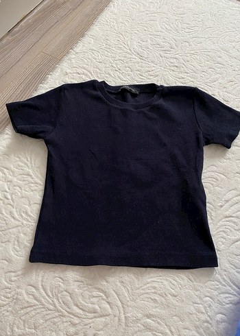 Trendyol fitilli örme kısa kol crop
