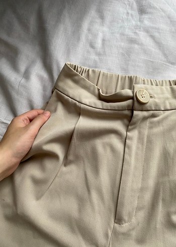 Stradivarius Stradivarius bej klasik straight fit pantolon