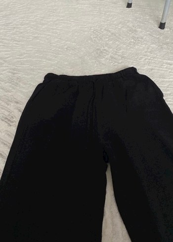 Stradivarius Stradivarius siyah keten pantolon