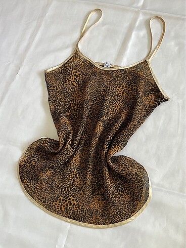 leopar tül bluz