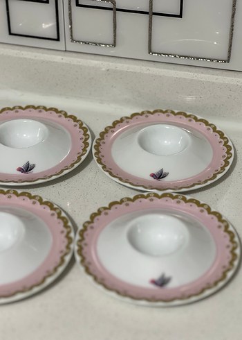 Pembe Pastel Yumurta Kasesi Seti - Görsel 3
