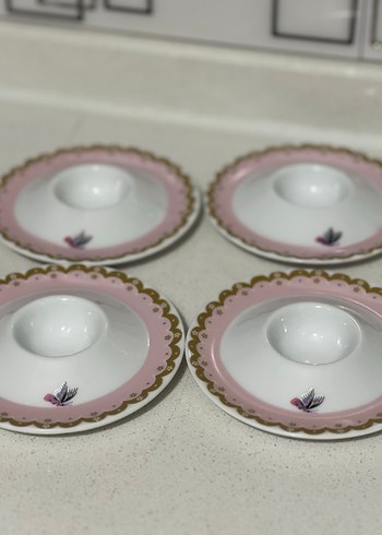 Pembe Pastel Yumurta Kasesi Seti - Görsel 2