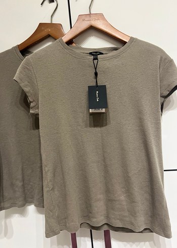 Bej Kısa Kollu Kadın Tişört - Görsel 4
