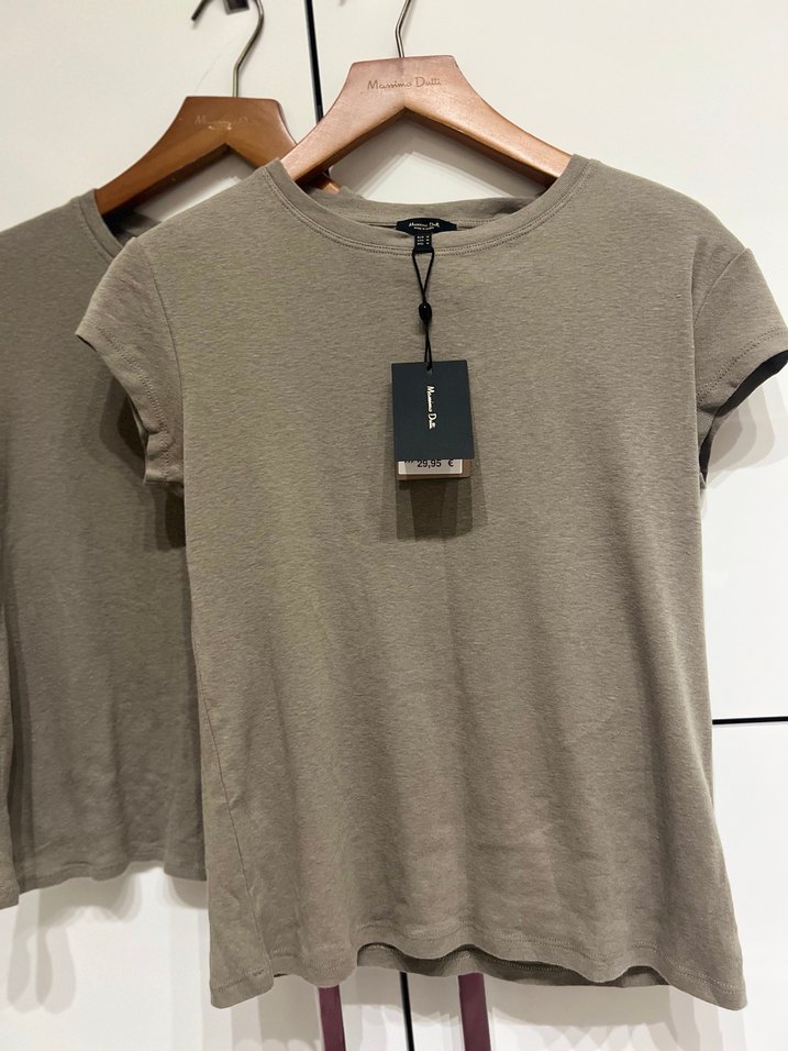 Bej Kısa Kollu Kadın Tişört - Görsel 4