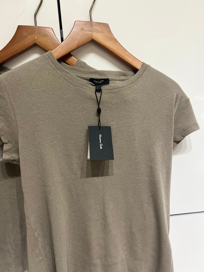 Bej Kısa Kollu Kadın Tişört - Görsel 2