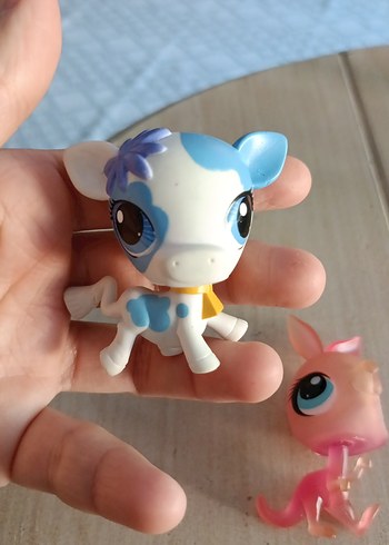 Pastel Pembe ve Mavi Mini Figür Seti