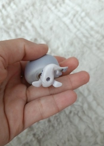  Beden Beyaz Pastel Renkli Mini Aksiyon Figürü