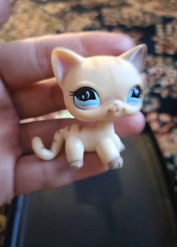  Beden Pastel Renkli Beyaz Kedi Figür