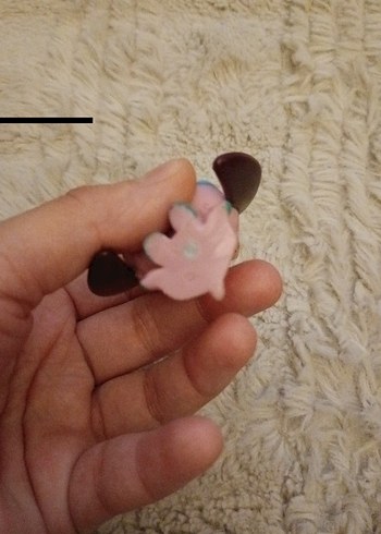 Beden Pastel Pembe Sevimli Aksiyon Figürü