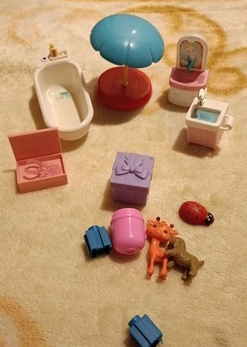 Pastel Pembe Mini Oyuncak Seti - Görsel 4