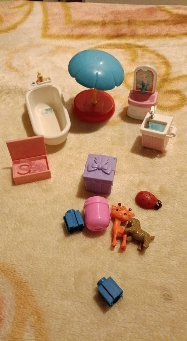 Pastel Pembe Mini Oyuncak Seti - Görsel 4