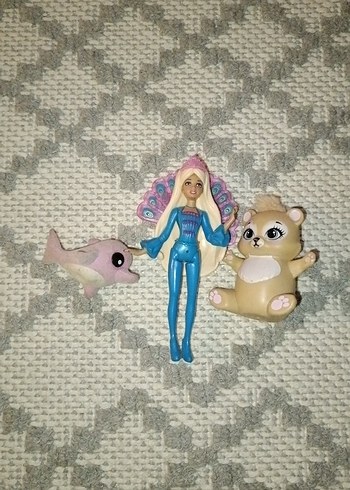 Pastel Mavi Bebek ve Hayvan Figürleri