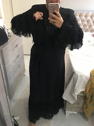 44 Beden Siyah abaya