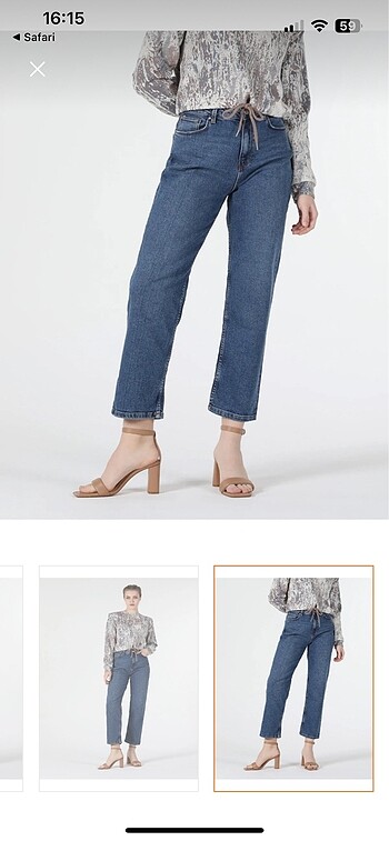 27 Beden Colins 889 katy tapered jean