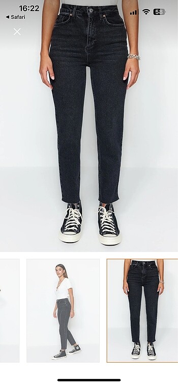 36 Beden Trendyolmilla mom jean