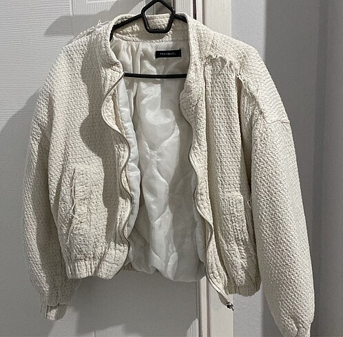 s Beden Trendyolmilla ekru bomber ceket