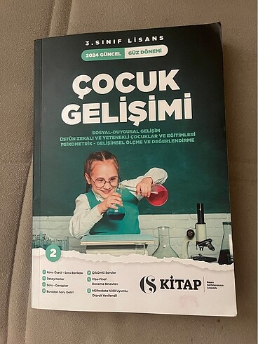 Auzef çocuk gelişim 3. Sınıf güz 2. Kitap