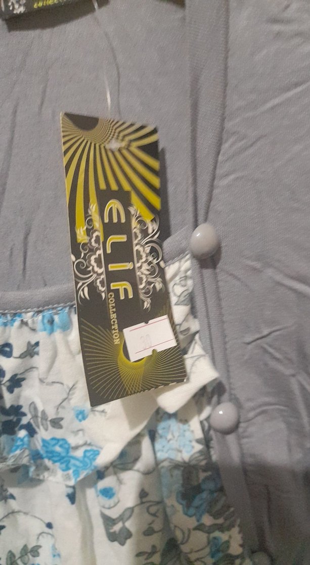 Gri Uzun Kollu Bolero elbise - Görsel 3