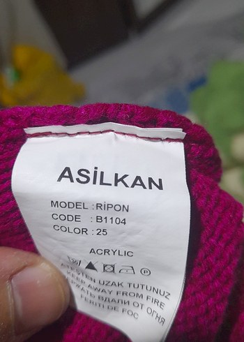 Pembe Örgü Kadın Bere - Görsel 2