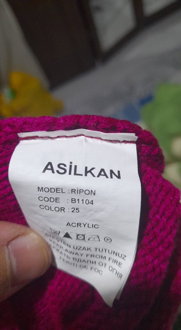 Pembe Örgü Kadın Bere - Görsel 2