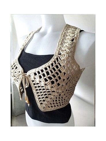 Zara Krem Yelek Bolero