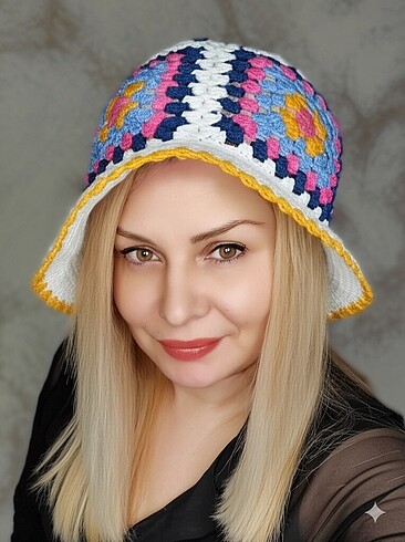 Renkli Bucket Şapka