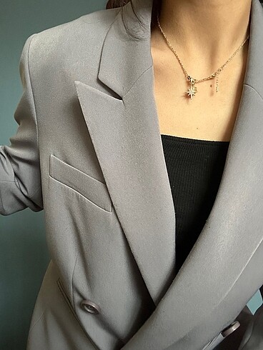 42 Beden gri ceket blazer