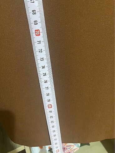 Taba renk elbise - Görsel 5