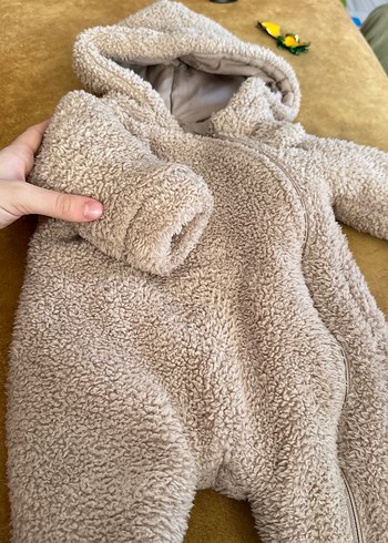 Gri Bebek Erkek Peluş Tulum - Görsel 3