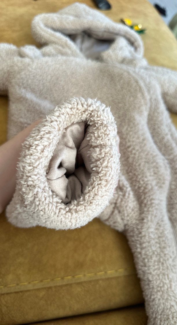 Gri Bebek Erkek Peluş Tulum - Görsel 4