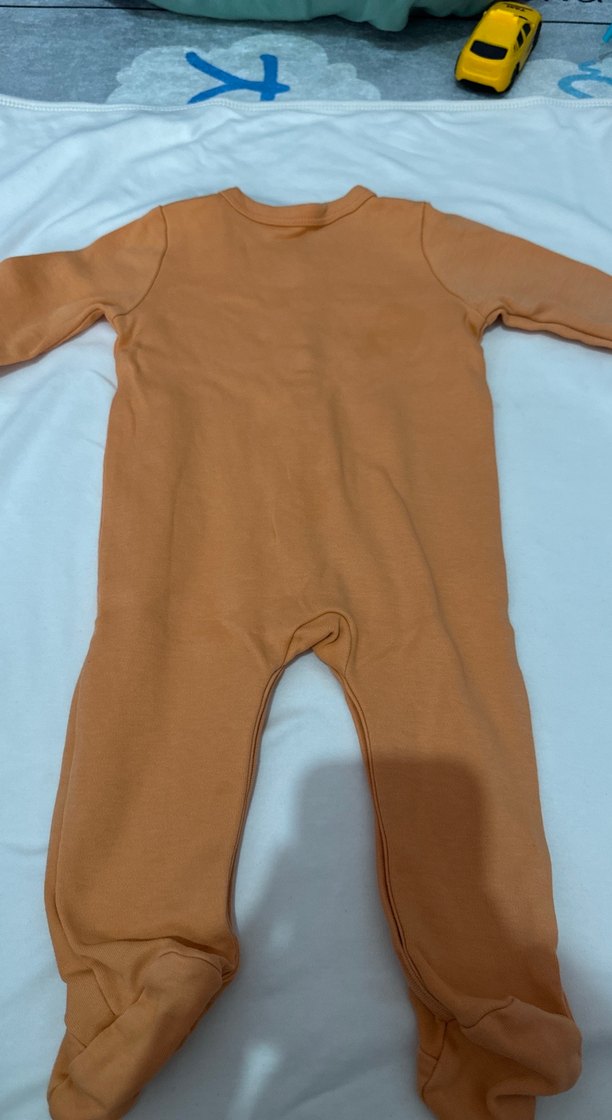 Kahverengi Bebek Uzun Kollu Tulum - Görsel 5