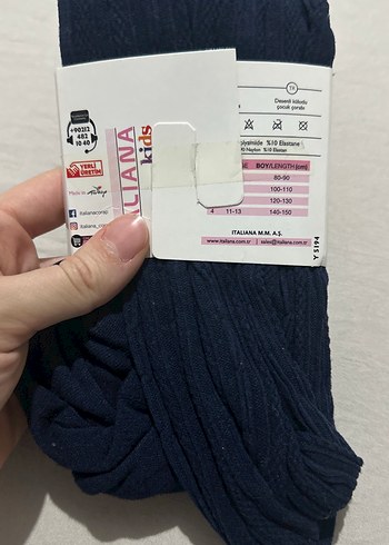 Kız Çocuk Desenli Külotlu Çorap - Görsel 2