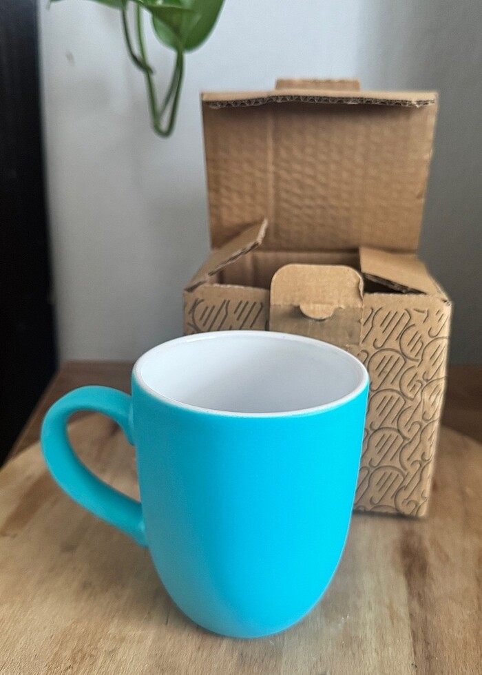 Mavi renk kupa - Görsel 3