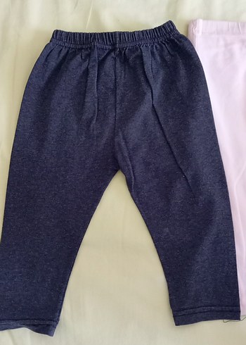 5 Yaş Beden pembe Renk Kız Çocuk Pembe Basic Tayt