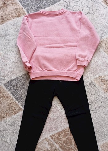 LC Waikiki Pembe Uzun Kollu Triko Kız Çocuk Takımı