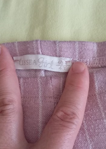 Unsea Kız Çocuk Lila Pileli Tayt