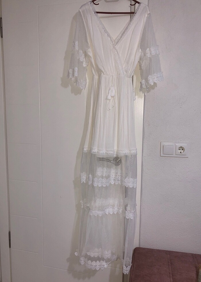 Beyaz elbise (nişan nikah) - Görsel 3