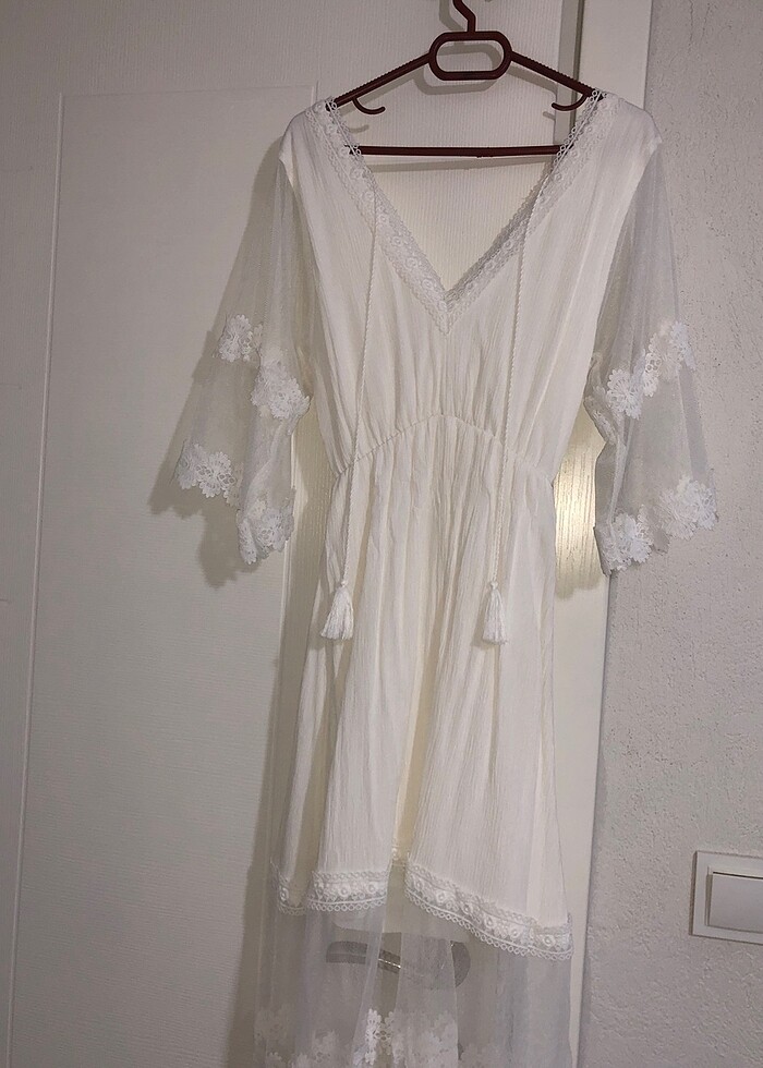 Beyaz elbise (nişan nikah) - Görsel 4