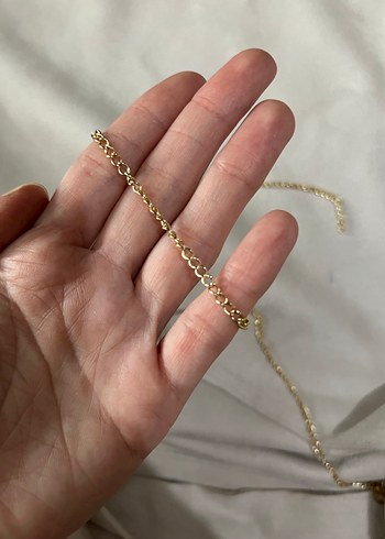 Altın Renk Kadın zincir - Görsel 3