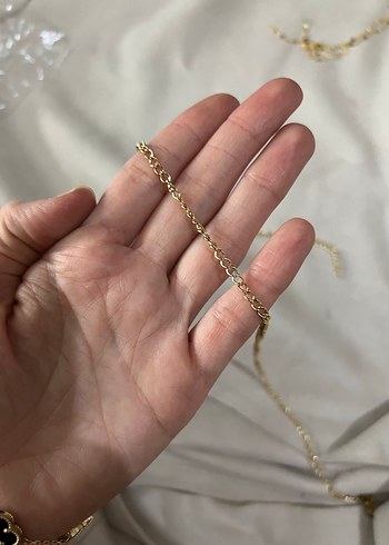 Altın Renk Kadın zincir - Görsel 2