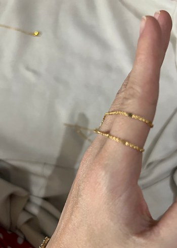 Parlak Altın 2 adet Zincir - Görsel 4