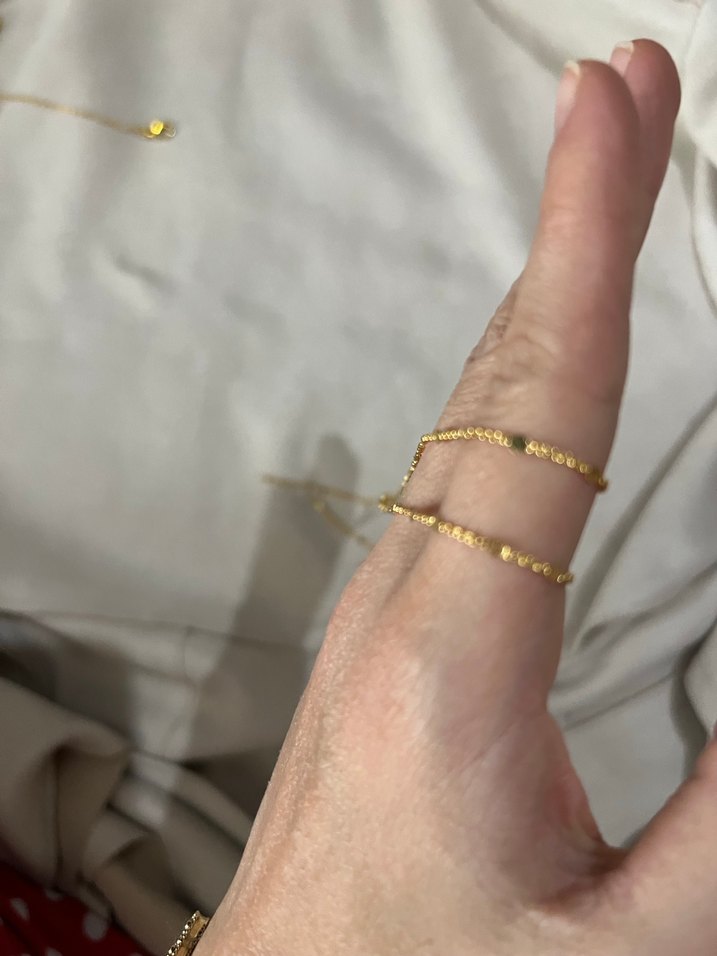 Parlak Altın 2 adet Zincir - Görsel 4